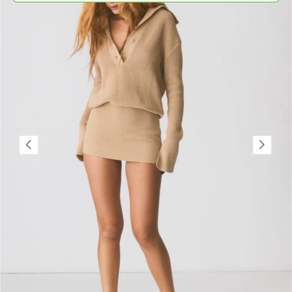 Seroya Katana Mini Sweater Dress (NWT) - Picture 2 of 6